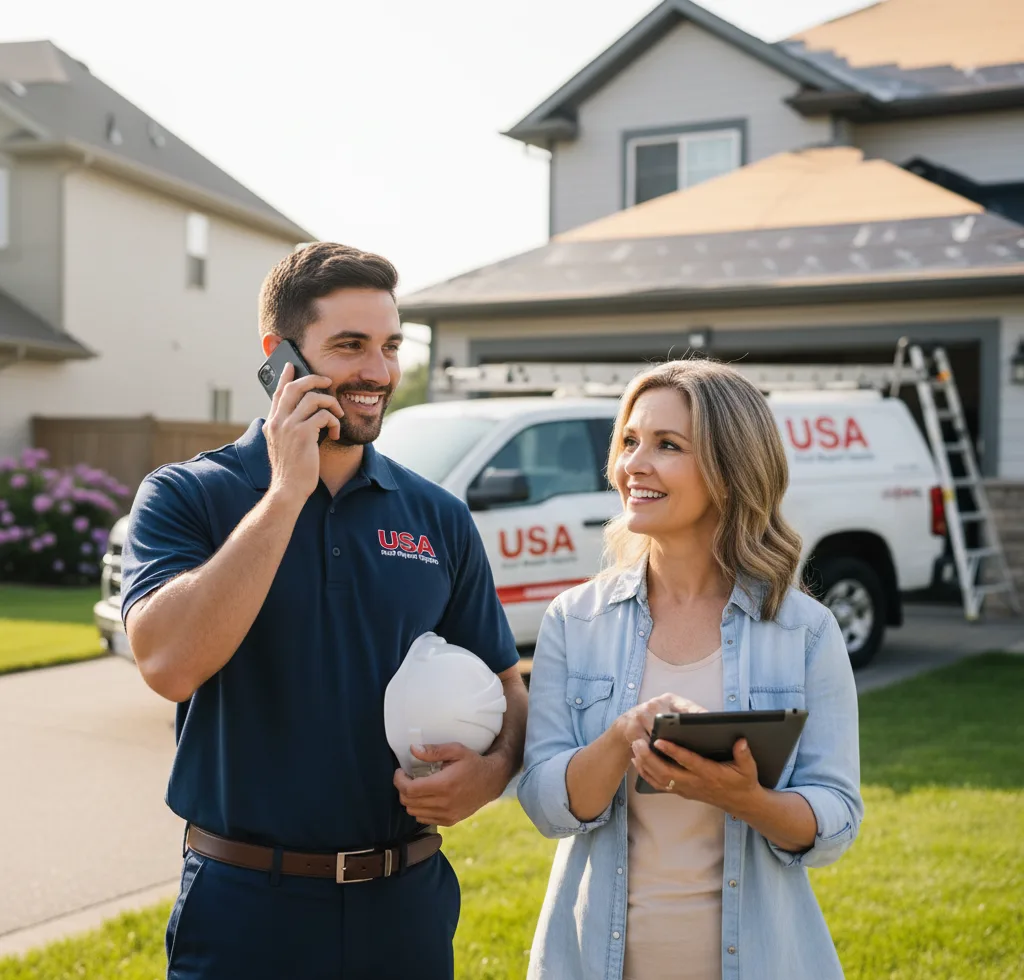 USA Roof Repair Experts customer support in Sublette